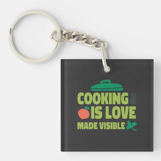 Cooking Is Love Made Visible  キーホルダー (正面)