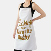 Cooking Is My Favorite Hobby Culinary Passion エプロン (インサイチュ)