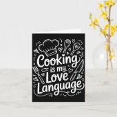Cooking Is My Love Language, Culinary Chef And Kit カード (黄色い花)