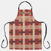 Cooking is not my thing.  エプロン (正面)
