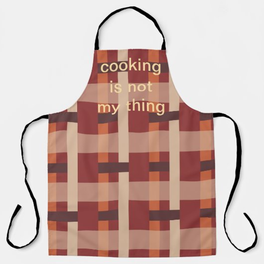 Cooking is not my thing. エプロン (正面)