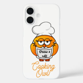 Cooking Owl - Gimme a call iPhone 16ケース