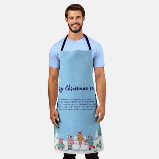 Cooking Up Christmas Magic エプロン (着用した状態)