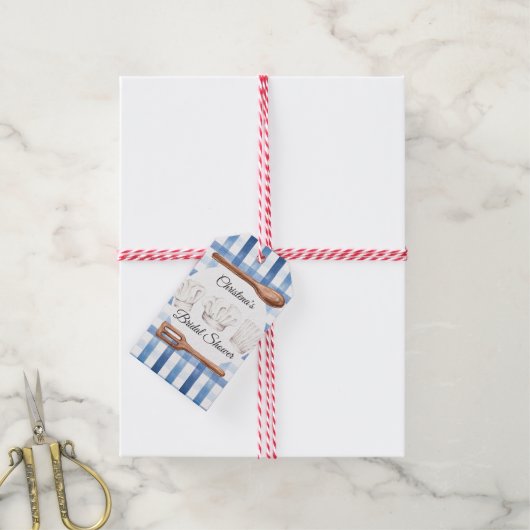 Cooking Up Love Bridal Shower Favor ギフトタグ (より糸付き)