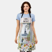 Cooking with a view of the Eiffel Tower エプロン (着用した状態)