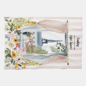 Cooking with a view of the Eiffel Tower キッチンタオル (横)