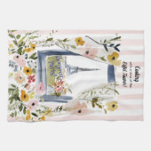 Cooking with a view of the Eiffel Tower キッチンタオル (横)