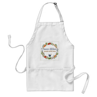 Cooking With Love Gift for Mom Cute Vegetable スタンダードエプロン