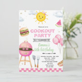 Cookout Birthday girl Invitation 招待状 (スタンド正面)