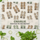 Cooks It Good Personalized  キッチンタオル (折り畳み)