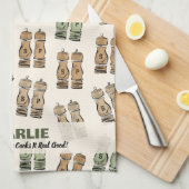 Cooks It Good Personalized  キッチンタオル (四つ折り)