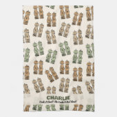 Cooks It Good Personalized  キッチンタオル (縦)