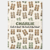 Cooks It Good Personalized  マグネット (正面)