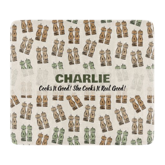 Cooks It Good Personalized Cutting Board カッティングボード (正面)
