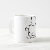 CooksQuoteの思考およびアイディア! コーヒーマグカップ (正面左)