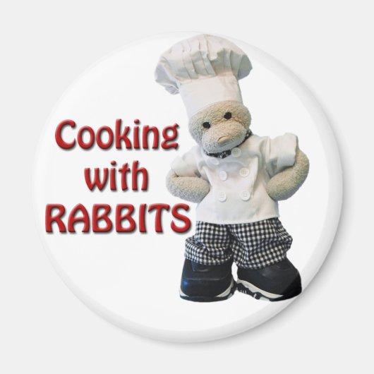 CookwifRabbits冷蔵庫用マグネット マグネット (正面)