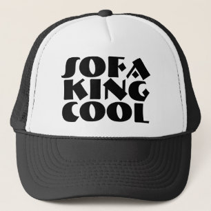 Coolソファー王のおもしろいな大学おもしろいの女の子の人の人Tr キャップ