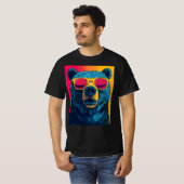 COOL グリズリー POPアート Tシャツ (正面フル)