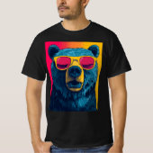 COOL グリズリー POPアート Tシャツ (正面)