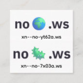 cool スクエア名刺 (裏面)