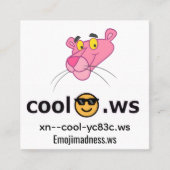 cool スクエア名刺 (正面)