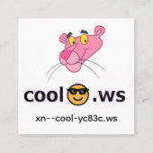 cool スクエア名刺 (正面)