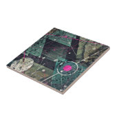 Cool Abstract Digital Graffiti Art Geometic タイル (側面)