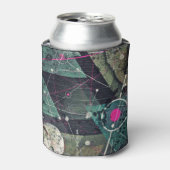 Cool Abstract Digital Graffiti Art Geometic 缶クーラー (缶正面)