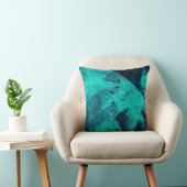 Cool Abstract Jagged Blue Art クッション (椅子)