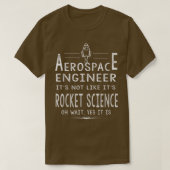 Cool Aerospace Engineer For Men Women Rocket Scien Tシャツ (デザイン正面)