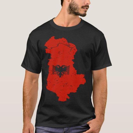 Cool Albania Double Head Eagle Shqiponja For Alban Tシャツ (正面)