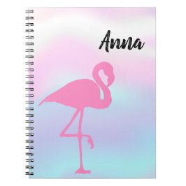 Cool Amazing Holographic, Pink Flamingo ノートブック