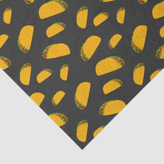 Cool and fun yummy taco pattern 薄葉紙 (詳細)