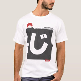 Cool and stylish Japanese Hiragana T-shirt "じ"  Tシャツ
