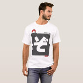 Cool and stylish Japanese Hiragana T-shirt "ぞ" Tシャツ (正面フル)