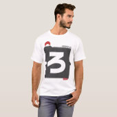 Cool and stylish Japanese Hiragana T-shirt "ろ" Tシャツ (正面フル)