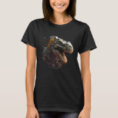 Cool angry dinosaur Tyrannosaurus Rex 2 Tシャツ (正面)