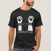 Cool Animal Liberation Free Animals Soldiers Tシャツ (正面)