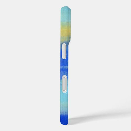 Cool Aqua Blue Turquiose Nautical Abstract Case-Mate iPhoneケース (裏面 / 右)