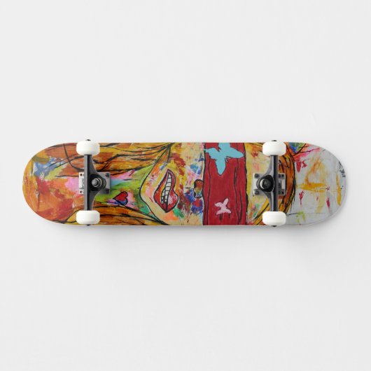 Cool Artistic Blinded Skateboard! スケートボード (横)