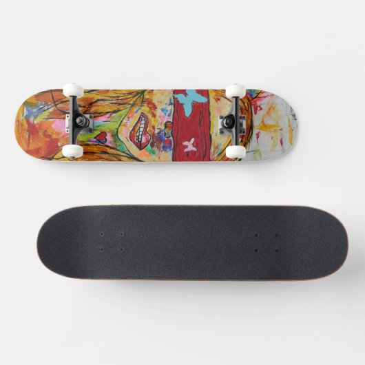 Cool Artistic Blinded Skateboard! スケートボード (横)