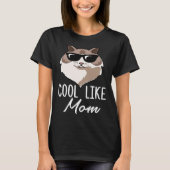 Cool as Mama  Ragdoll Cat Mum Christmas Tシャツ (正面)