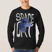 Cool Astronaut Space Cat Tシャツ (正面)