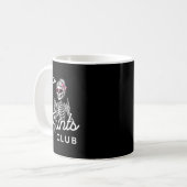 Cool Aunt Club Funny Skeleton Family Kids Women  コーヒーマグカップ (正面左)