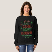 Cool Aunt Energy Christmas Shirt – Holiday  スウェットシャツ (正面フル)