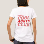 Cool Aunts Club™ Tシャツ (裏面)