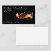 Cool Auto Broker Business Cards 名刺 (正面/裏面)