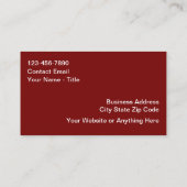 Cool Automotive New Business Cards 名刺 (裏面)