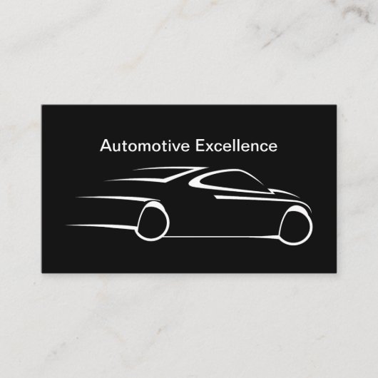 Cool Automotive New Business Cards 名刺 (正面)
