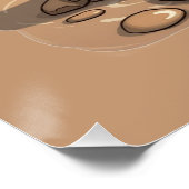 "Cool Bacon" Piglet in Sunglasses ポスター (コーナー)